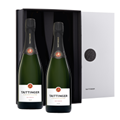 Buy & Send Taittinger Brut Champagne 75cl in Branded Monochrome Gift Box